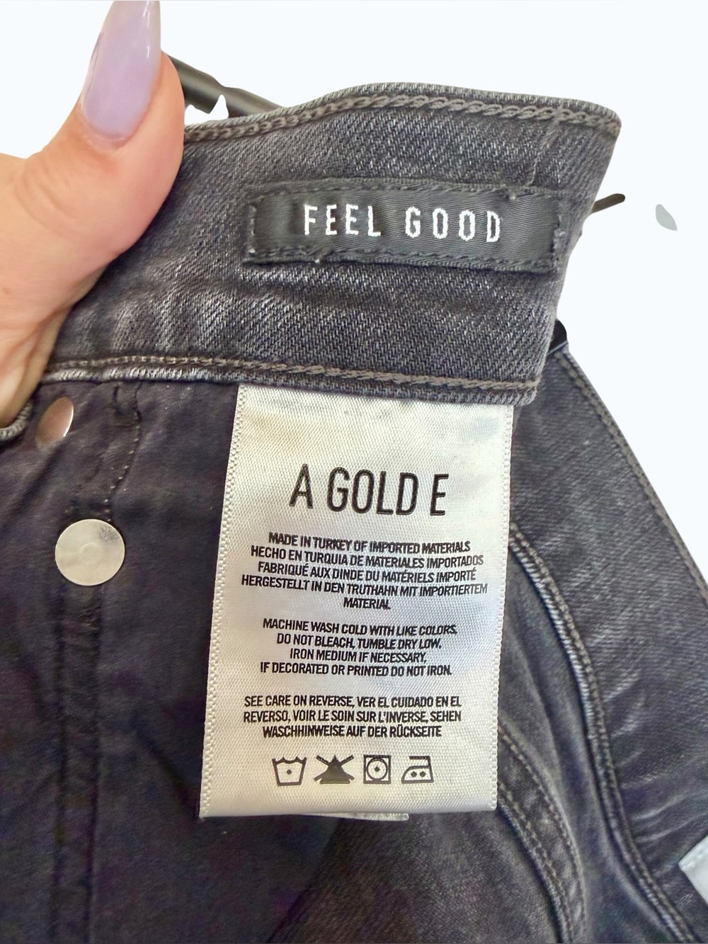 Agolde Men’s Distressed Straight Leg Jeans - 33x28 - Picture 7 of 9
